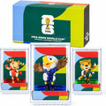 Official World Cup 2026 Merchandise Mascot Figurines Set, Limited Edition World Cup Merch Souvenirs, 3Pack Collectible Soccer Statues in Display Case, Football Fan Gift & World Cup Memorabilia (6cm-B)